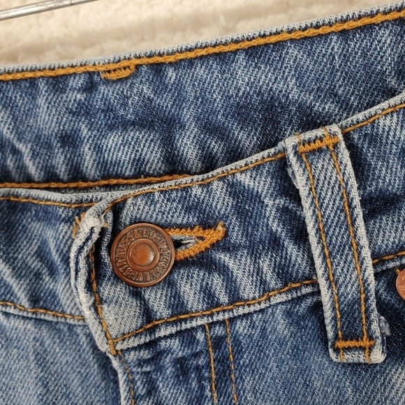 Vtg Levis 512 Jeans Women 10 Petite Blue Slim Fit Tapered Leg (28x26.5) USA Made - Picture 11 of 13